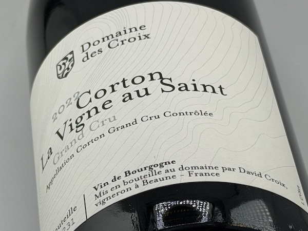 【赤ワイン】ドメーヌ・デ・クロワ / コルトン・ラ・ヴィーニュ・オー・サン・グラン・クリュ [2022]