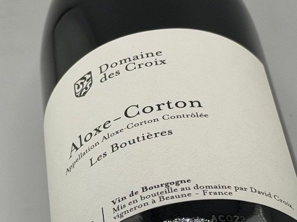 【赤ワイン】ドメーヌ・デ・クロワ / アロース・コルトン・ルージュ・レ・ボティエール [2022]