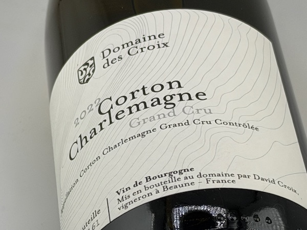 【白ワイン】ドメーヌ・デ・クロワ / コルトン・シャルルマーニュ [2022]