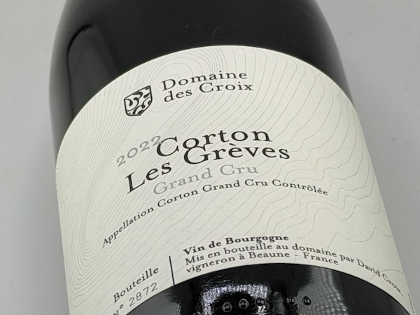 【赤ワイン】ドメーヌ・デ・クロワ / コルトン・レ・グレーヴ・グラン・クリュ [2022]