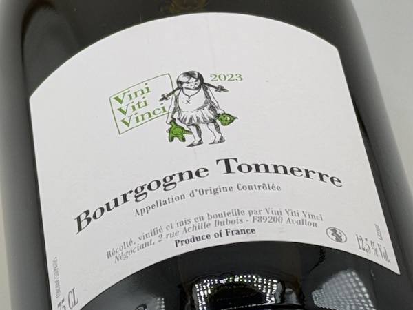 【白ワイン】ヴィニ・ヴィティ・ヴィンチ / ブルゴーニュ・トネール [2023]