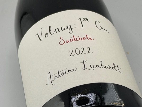 【赤ワイン】アントワンヌ・リエナルト / ヴォルネイ プルミエ･クリュ　サントノ [2022]