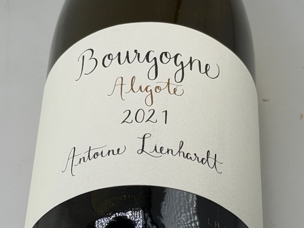 【白ワイン】アントワンヌ・リエナルト / ブルゴーニュ・アリゴテ 2021