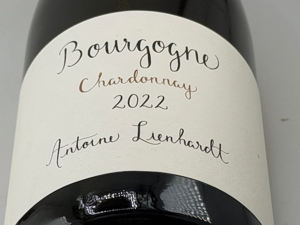 【白ワイン】アントワンヌ・リエナルト / ブルゴーニュ・シャルドネ [2022]