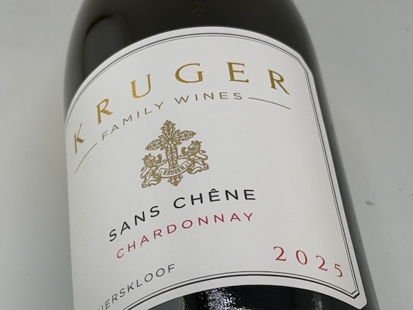 【白ワイン】クルーガー・ファミリー・ワインズ / サン・シェーヌ・シャルドネ [2025]