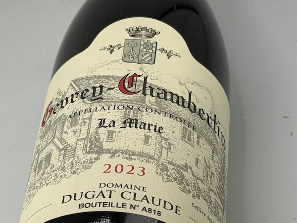 【赤ワイン】ドメーヌ・クロード・デュガ / ジュヴレ　シャンベルタン　ラ　マリー [2023]