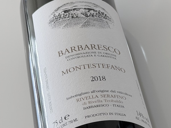 【赤ワイン】リヴェッラ・セラフィー / バルバレスコ　モンテステーファノ [2018]