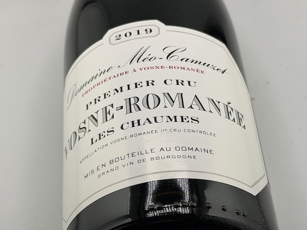 【赤ワイン】ドメーヌ・メオ・カミュゼ / ボーヌ・ロマネ・プルミエ・クリュ・レ・ショーム [2019]
