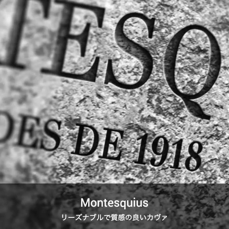 【シャンパン（泡物）】モンテスキウス / カヴァ・モンテスキウス・ブリュット
