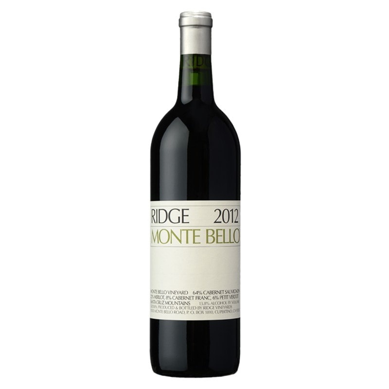 【2012】リッジ・ヴィンヤーズ　モンテベロ　Ridge Vineyards Monte Bello