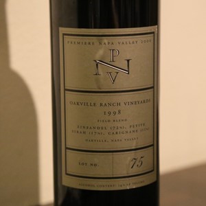 【1998】PNV オークヴィル・ランチ・ヴィンヤーズ　フィールド・ブレンド　Oakville Ranch Vineyards Field Blend