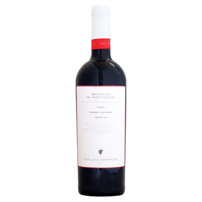 【2018】サン・ジュゼッペ　ブルネッロ・ディ・モンタルチーノ　ボスコ　San Giuseppe Brunello Di Montalcino BOSCO／Stella di Campalto