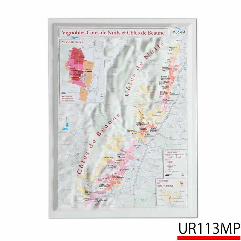 3Dマップ AOC・ド・ラ・コート・ドール | すべての商品 | 日本