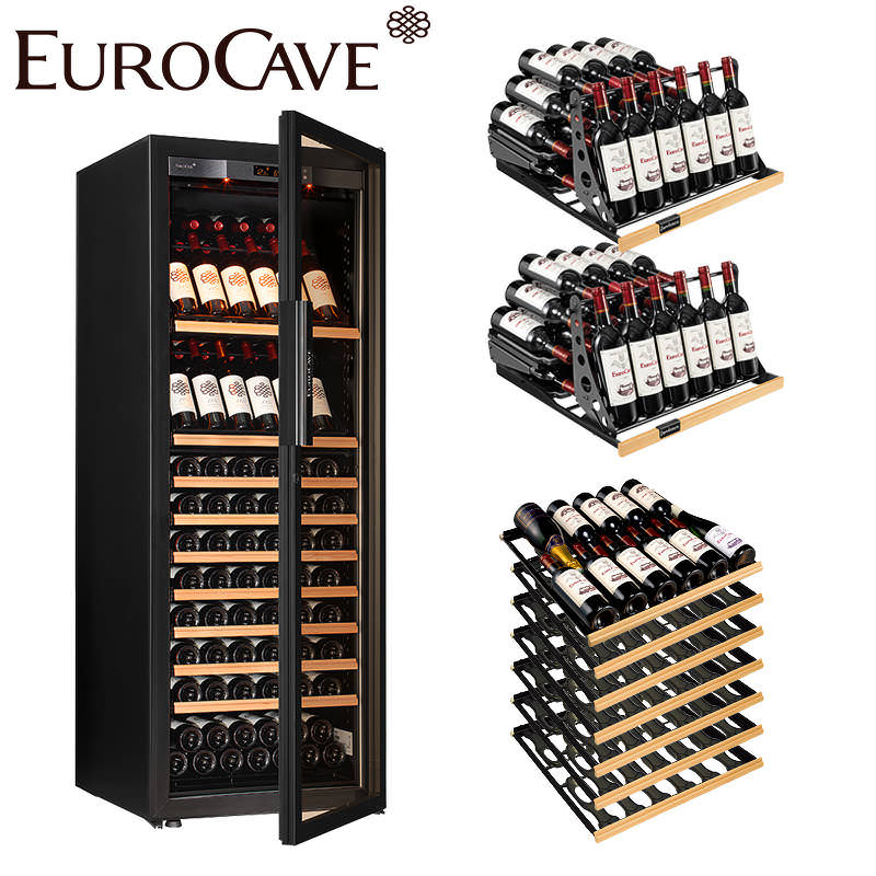 ☆超美品☆EuroCave ユーロカーブ ピュア ディスプレイ162本用 ガラス扉 | ◇EuroCave,Pure