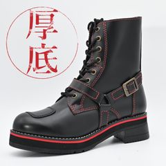 WILD WING ブラックブーツ 25.0 WILD WING 厚底 ファルコン ブラック 25.5cm - メルカリ