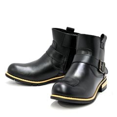 公式 ワイルドウィング ピジョン WWM-0005 [ブラック] 本革 バイクブーツ 送料無料 初回サイズ交換無料 ライダー バイカー シューズ メンズ レディース 牛革 レザー シフトチェンジ