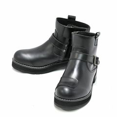 公式 ワイルドウィング 厚底ピジョン WWM-0005 ATU[ブラック] 本革 バイクブーツ 送料無料 初回サイズ交換無料 ライダー バイカー シューズ メンズ レディース 牛革 レザー シフトチェ