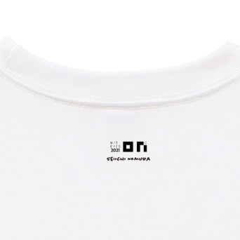 野村誠一 Thankfulness 2021 T-shirt /White