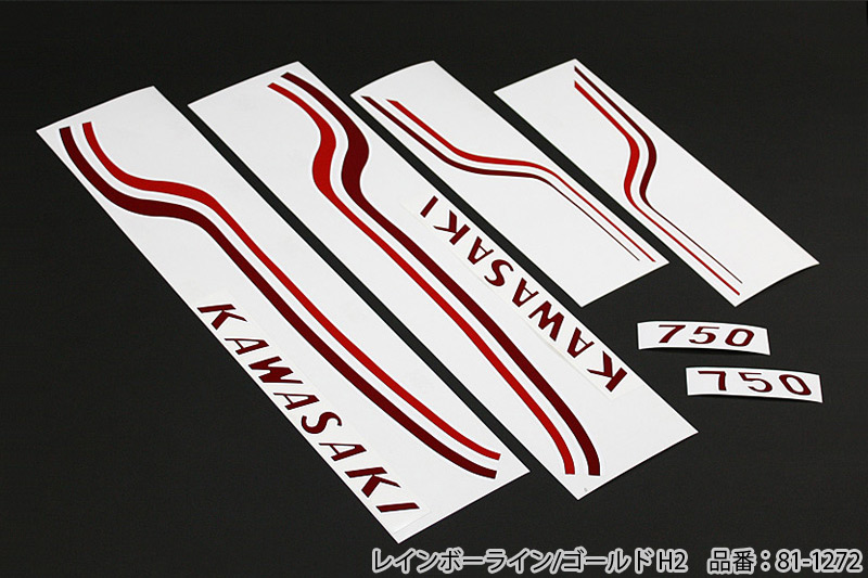 H2 転写フィルムグラフィックセット (レインボーライン/ゴールド