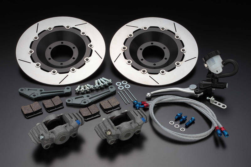 デアミール用ブレーキ90mm CP2696フロントフローティングブレーキキット(ソリッドデザイン