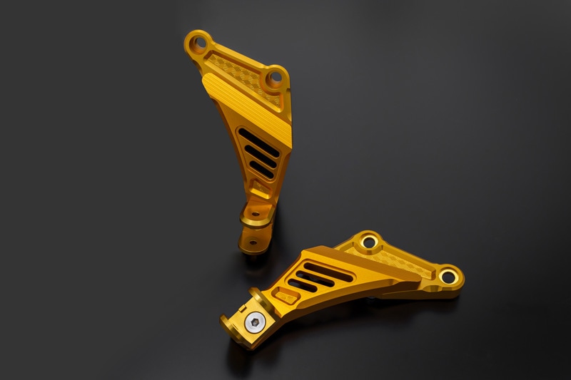 こうちゃん専用です❣️0817-2 ビレット・ハニカム タンデムブラケット マリーゴールドZ900RS/CAFE