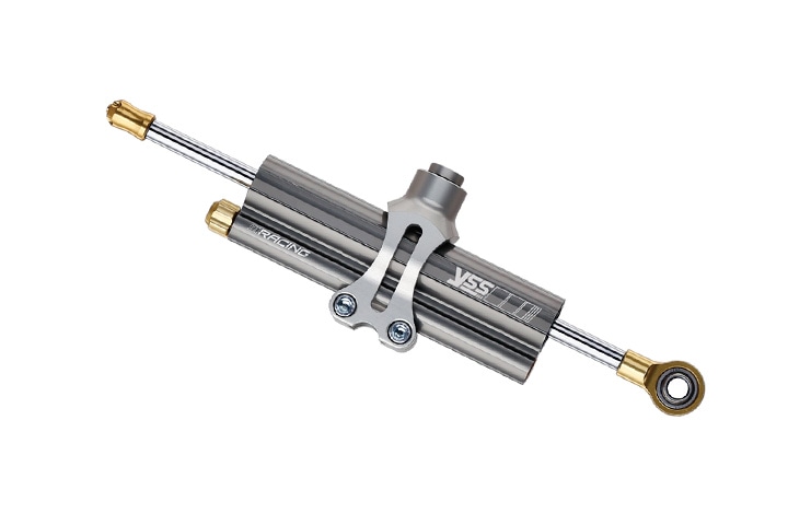 Sporster S 1250 '20- STEERING DAMPER BRACKET with PLATINUM