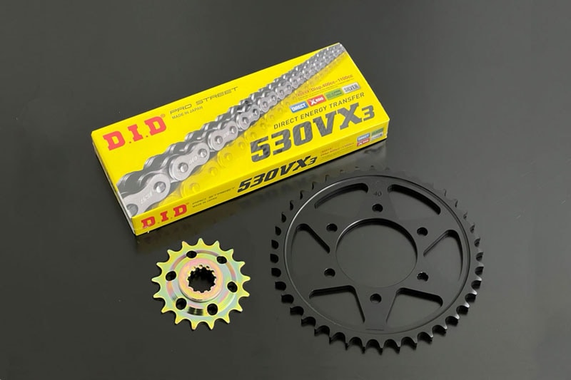 【高価値】 530コンバートキット】J/R/GPZ系オフセットスプロケット＆110L パーツ