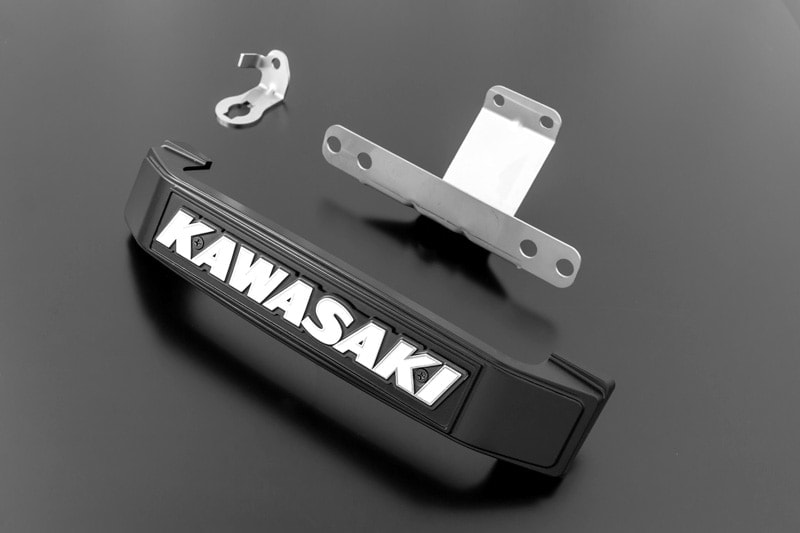 シンプル・ログさま 専用です BIGステムエンブレム＆ステーセット KAWASAKI大文字 ブラック Z900RS