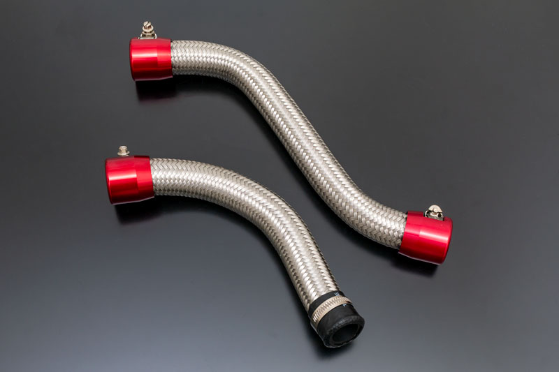 EARL'S ECON-O-FIT限定仕様】レッド ステンメッシュラジエターチューブ