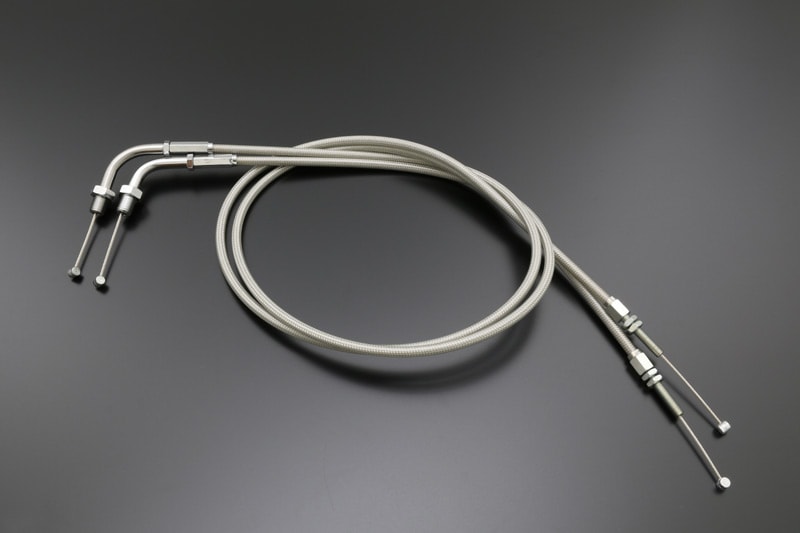 ステンメッシュスロットルワイヤー (Z1R系コンチハンドル仕様 ワイヤー