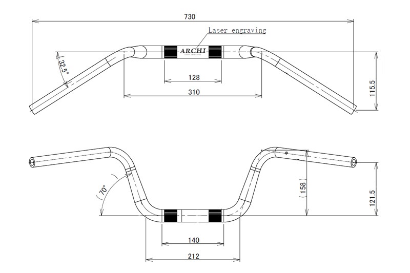 ARCHI-YB ����ߥϥ�ɥ�С� ������� �ʥϥ�ɥ�С��Τߡ�