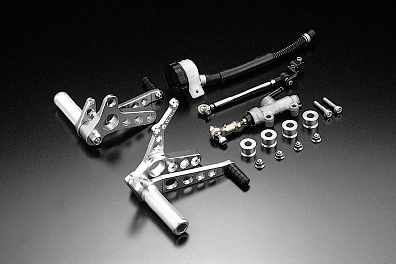 BILLETバックステップキット ディスクブレーキ用 ver.2 (シルバー