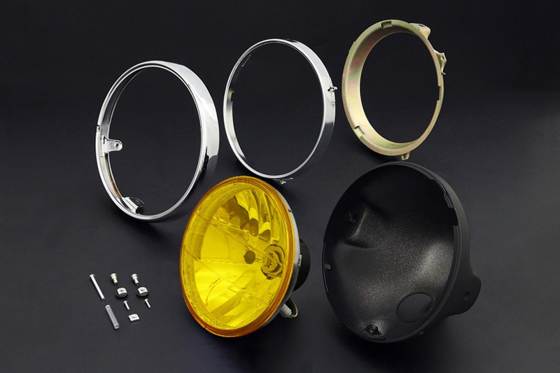 マルチリフレクター・シリーズ イエロー （ラウンドタイプ・8mm汎用