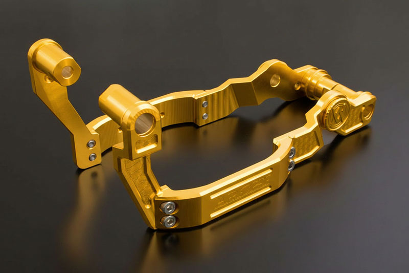 ビレット ハニカム エンジンエンブレムキット ゴールド Z900RS/CAFE