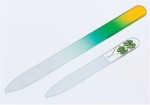 4793【クロネコネコポス 送料込】ガラス製爪ヤスリ 大小セット MR-68260 コモライフ GLASS NEIL FILES