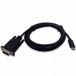 5000 WT-CBCVG2-BK USB3.1 TYPE-C(オス) TO D-Sub(オス) 変換ケーブル 2m 1920X1080 60Hz【簡易パッケージ・ネコポス対応】
