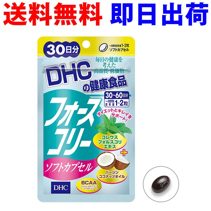6028【ネコポス送料込】DHC フォースコリー サプリメント ソフトカプセル 30日分 60粒 【賞味期限2022年9月分】【ネコポス発送 8袋まで】