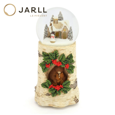 【JARLL】森の守護者 熊 クリスマス スノードーム（QO18095）6211