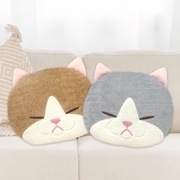 【内藤デザイン研究所】可愛いクッション　ぼうみたいなねこ