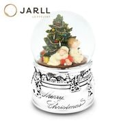 【JARLL】スノードーム 子供たちとクリスマスツリー 高級 オルゴール（ぜんまい式）プレゼント 結婚祝い 誕生日 インテリア 置物 スノーグローブ GG-HX1206
