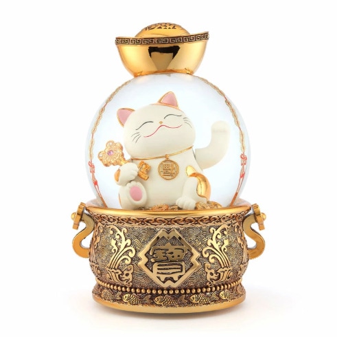 JARLL】ティファニー ブルー クリスマス ヘラジカ スノードーム