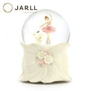 【JARLL】スノードーム バレエ ミュージカル 白鳥 高級 オルゴール（ぜんまい式）ライト付き プレゼント 結婚祝い 誕生日 インテリア 置物 スノーグローブ SB1901