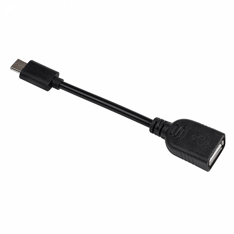 WINTEN USB-A to microUSB 変換ケーブル USB2.0 データ転送 480Mbps 短尺 約12cm WTC-AMICRO-BK
