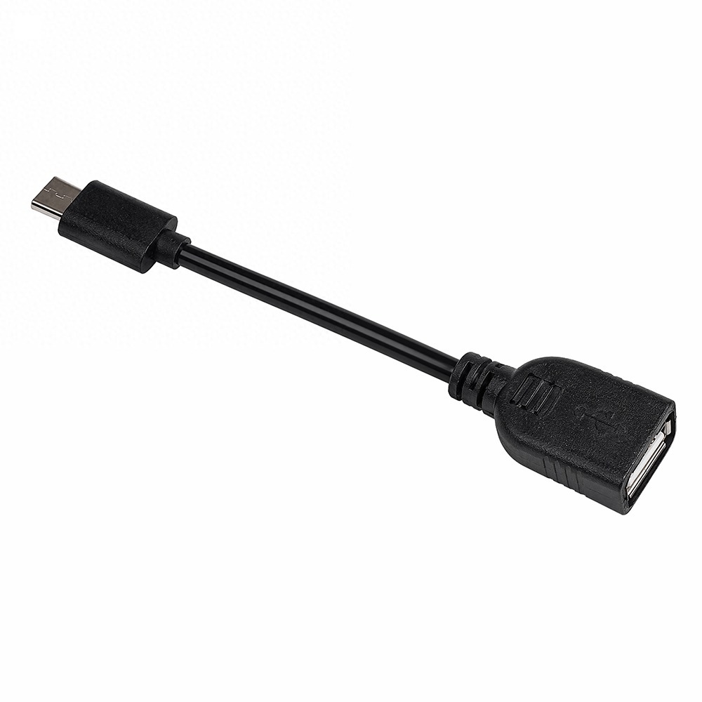 WINTEN USB-A to microUSB 変換ケーブル USB2.0 データ転送 480Mbps 短尺 約12cm WTC-AMICRO-BK