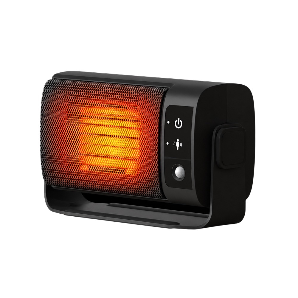 《予約商品》PTCセラミックファンヒーター 600W 人感センサー搭載 WTHT-600W-BK（2026年10月発売予定）