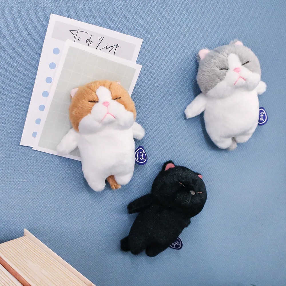 ぼうみたいなねこ くっつくマグネット くろぼう