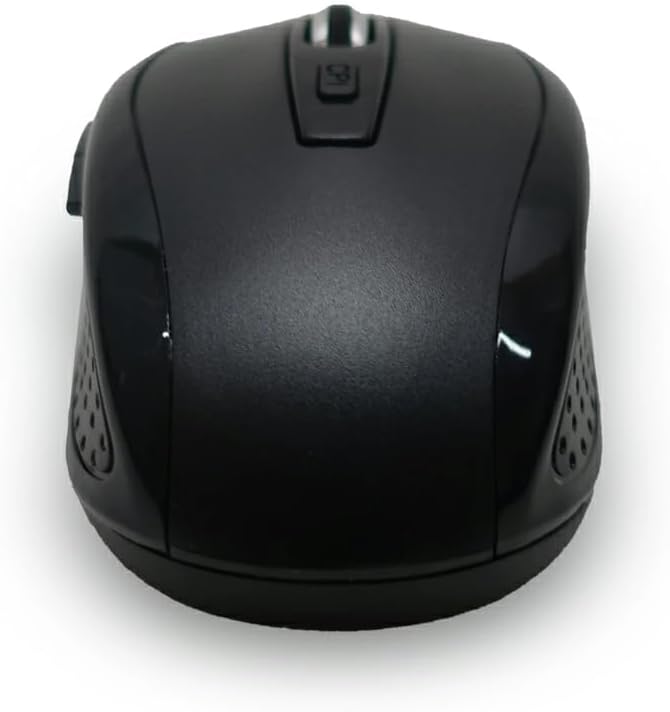 WINTEN ワイヤレスマウス WT-MS01-BK 無線 光学式 右利き 5ボタン 電池式 静音 小型 Windows mac OS Chrome Android