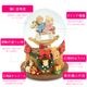 【JARLL】スノードーム クリスマス 子供たちと木馬 高級 オルゴール（ぜんまい式）ライト付き プレゼント 結婚祝い 誕生日 インテリア 置物 スノーグローブ CC2001