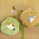【内藤デザイン研究所】ぼうみたいなねこ がま口ポーチ 猫 内藤デザイン研究所 刺繍 子猫 どうぶつ かわいい キッズ 誕生日 プレゼント 送料別 女の子 男の子 おもちゃ ギフト 子供 みどり ブラウン みけねこ やわらかい