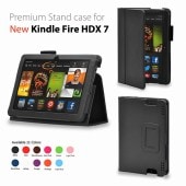 wisersꥸʥ Amazon Kindle Fire HDX 7 ֥å  PU  С ȥ꡼б 6 ֥å֥롼֥饦󡦥ԥ󥯡åɡۥ磻